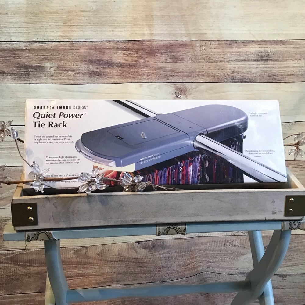 Motorized Tie Storage Rack